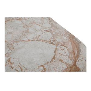 English Elm Sartoria Oval Breccia Marble Dining Table with Jute Wrapped Mango Wood Base B2769S00004