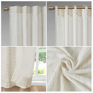 JLA Home 510 Design - Room Darkening Plush Poly Velvet Panels with Subtle Gold Metallic Sheen for Privacy & Style 84 L x 37 W x 0.13H 5DS40-0285