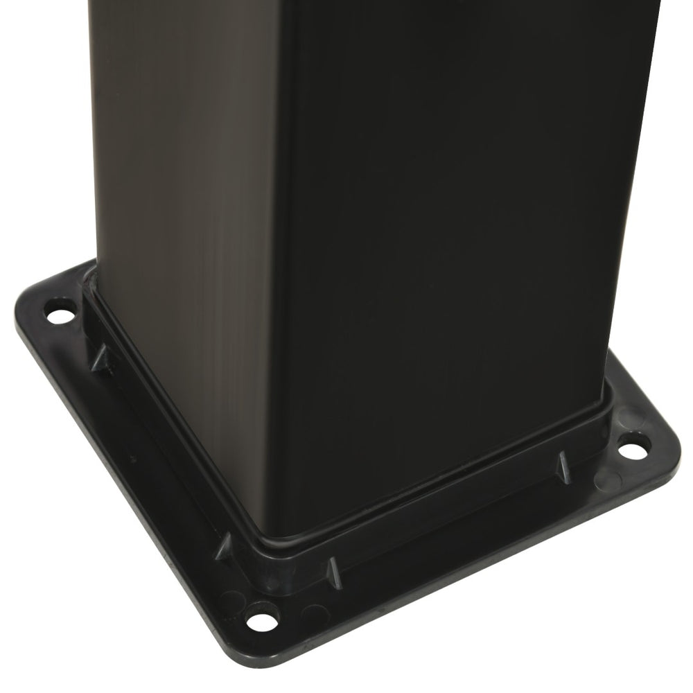 English Elm Outsunny 10.6 Gallons Solar Heated Outdoor Shower With 360° Rainfall, Handheld Head & Foot Rinse W2225P200682-GIGA