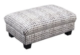 English Elm Wallace & Bay - Wallace & Bay  Andie Ink Dot Ottoman