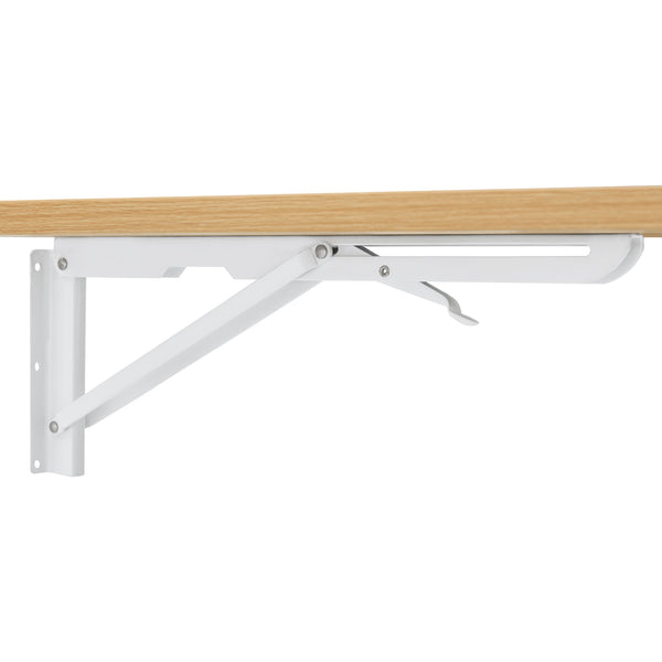 English Elm Laundry Wall-Mounted Folding Table - Space-Saving Work Surface For Home Office, Kitchen, And More! W3226P278935