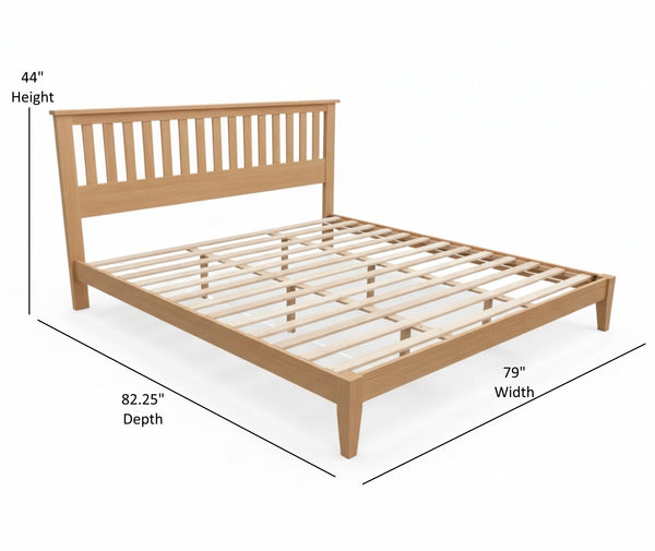 English Elm Malinda Mission Style Queen Panel Bed - Timeless Design, No Box Spring Needed, Easy Assembly & Storage B050P396162
