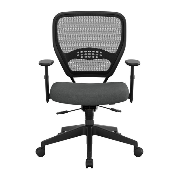 OSP Home Furnishings Air Grid Ergonomic Mesh Office Chair with Lumbar Support and Greenguard Certified Airflow Icon Grey 5500SL-226