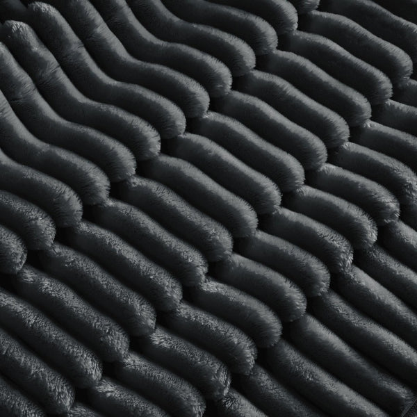 English Elm Upholstered Slipcovered Armchair Set With Wide Ottoman – Cozy Gray Corduroy For Living Room Comfort W3041S00213-GIGA