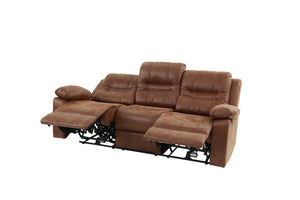 English Elm Modern Power Reclining Sofa with Usb Port Faux Leather Pillow Top Arms Living Room B011P467869