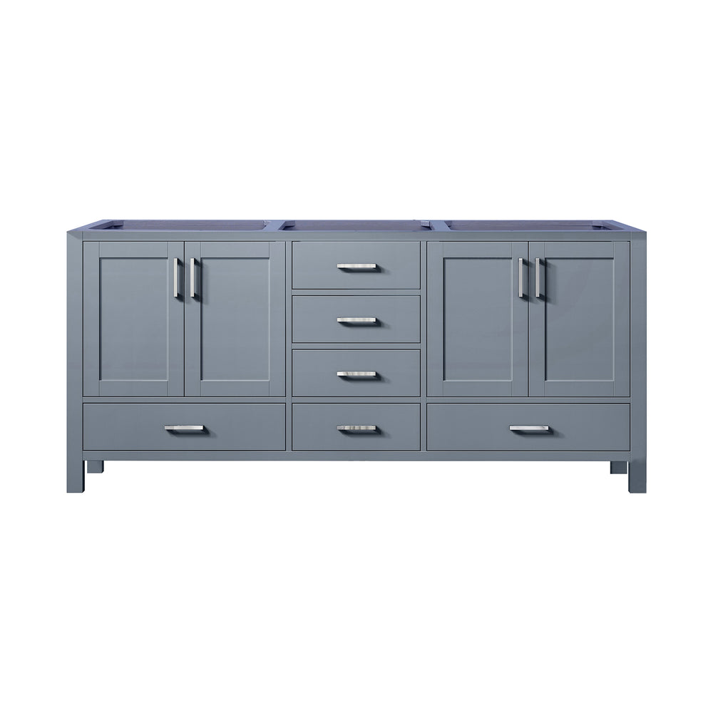 English Elm Dark Grey Double Bath Vanity - Stylish 72" W X 22" D Cabinet With Ample Storage & Soft-Close Drawers B2731P258907