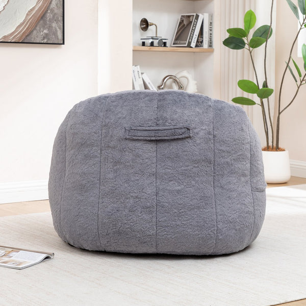 English Elm Bean Bag Sofa Chair with Armrests Memory Foam Filled Oversized Lounge Seat Adults W2200P390381