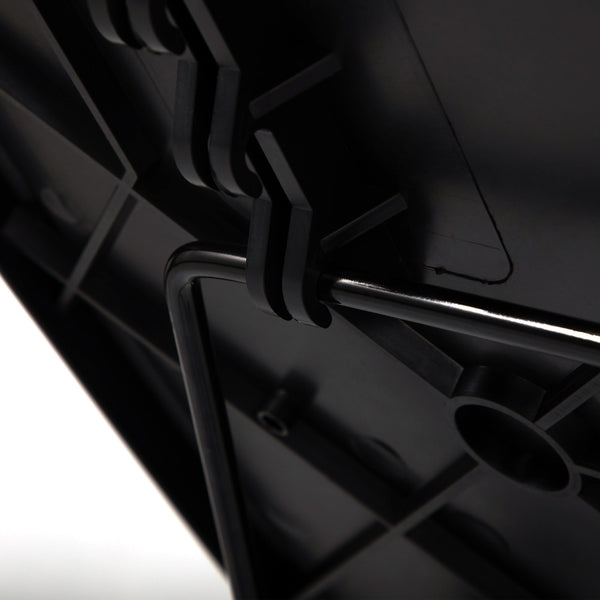 English Elm Portable Adjustable Computer Table with 6-Height Positions, Steel Frame, Cup Holder, 55lb Load Capacity W2181P357592