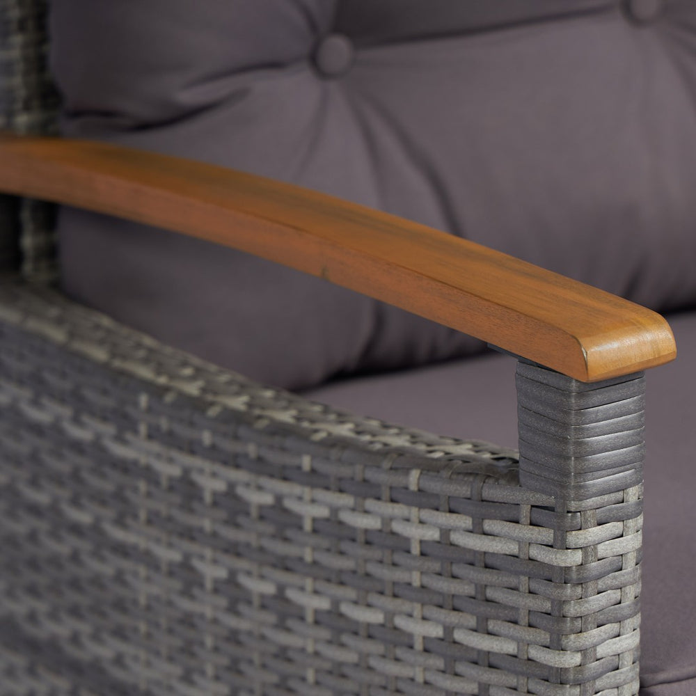 English Elm Outsunny 3-Piece Compact Bistro Set With Cushions - Stylish, Weather-Resistant Patio Furniture For Small Spaces W2225P217672-GIGA