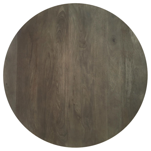 English Elm Alexander Round Solid Mango Wood Coffee Table - Elegant Low-Profile Design For Modern Living Rooms B062P299799