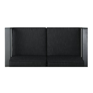 English Elm Christopher Knight Home® - CAPE Coral KD Loveseat with Aluminum Frame, Water-Resistant Cushions, 600lb Capacity, Compact DARK GREY 56348.00GRY