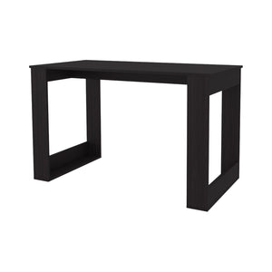 English Elm Aurora Wengue Writing Computer Desk – Spacious 47.2" Work Surface, Minimalist Design for Compact Home Office B128P287525