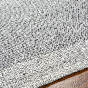Surya Abby 2' X 3' Eco-friendly Handmade Rug – Chic Cottage Style, Durable, Easy To Clean, And Unique! Slate Recycled Pet Yarn Abb2300-23