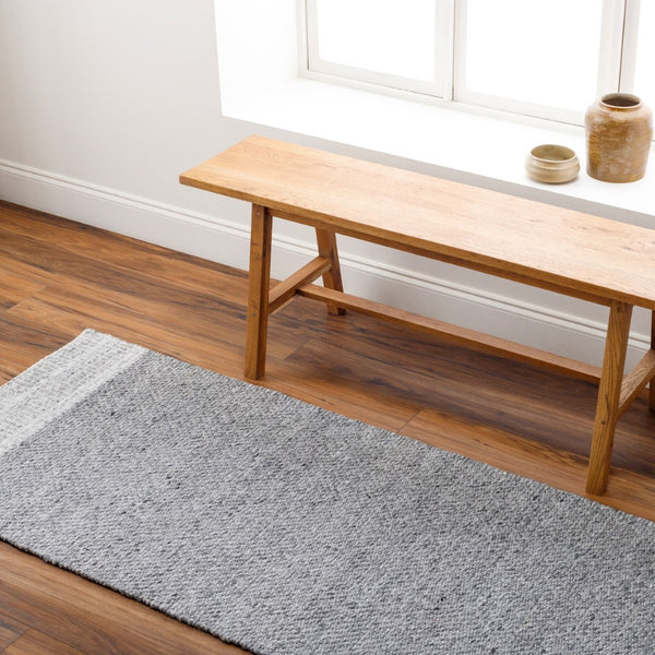 Surya Abby 2' X 3' Eco-friendly Handmade Rug – Chic Cottage Style, Durable, Easy To Clean, And Unique! Slate Recycled Pet Yarn Abb2300-268