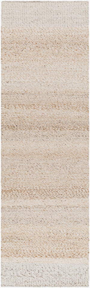 Surya Abby 2' X 3' Eco-friendly Handmade Rug – Chic Cottage Style, Durable, Easy To Clean, And Unique! Beige Recycled Pet Yarn Abb2301-268