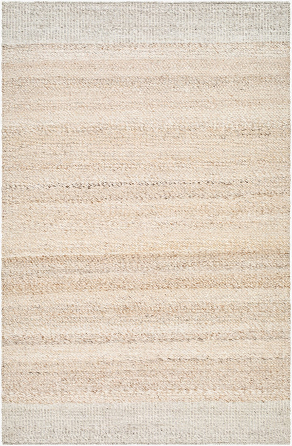 Surya Abby 2' X 3' Eco-friendly Handmade Rug – Chic Cottage Style, Durable, Easy To Clean, And Unique! Beige Recycled Pet Yarn Abb2301-23