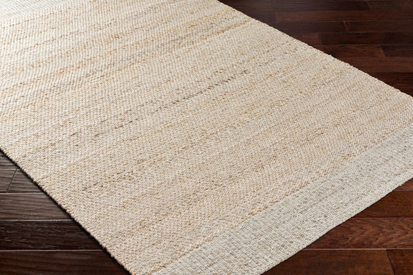 Surya Abby 2' X 3' Eco-friendly Handmade Rug – Chic Cottage Style, Durable, Easy To Clean, And Unique! Beige Recycled Pet Yarn Abb2301-23