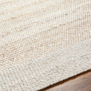 Surya Abby 2' X 3' Eco-friendly Handmade Rug – Chic Cottage Style, Durable, Easy To Clean, And Unique! Beige Recycled Pet Yarn Abb2301-23