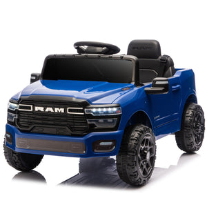 English Elm Licensed Dodge Ram 3500 Kids Electric Ride on Truck with Remote Suspension Bluetooth W1578P346249