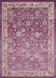 Unique Loom Penrose Krystle Machine Made Floral Rug Purple, Ivory/Pink 9' 10" x 13' 11"