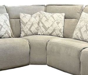 Parker House Parker Living Perimeter - Stylish Power Modular Sectional For Customizable Seating Solutions Beige 100% Polyester (W) Mprm#850-hrs