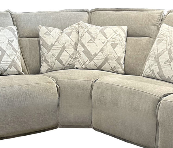Parker House Parker Living Perimeter - Stylish Power Modular Sectional For Customizable Seating Solutions Beige 100% Polyester (W) Mprm#850-hrs