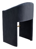 Emas Barstool Midnight Gray 109991 Zuo Modern