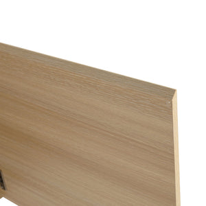 English Elm 68'' Wall-Mounted Vanity with White Ceramic Sink, Plywood Shelves, Soft-Close Door, Rounded Edge Design and Water-Resistant Melamine Finish W999S00484