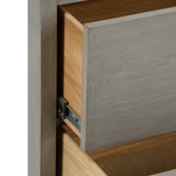 Moxy Bedside Table 2 Drawer Gray 385898 Chelsea House