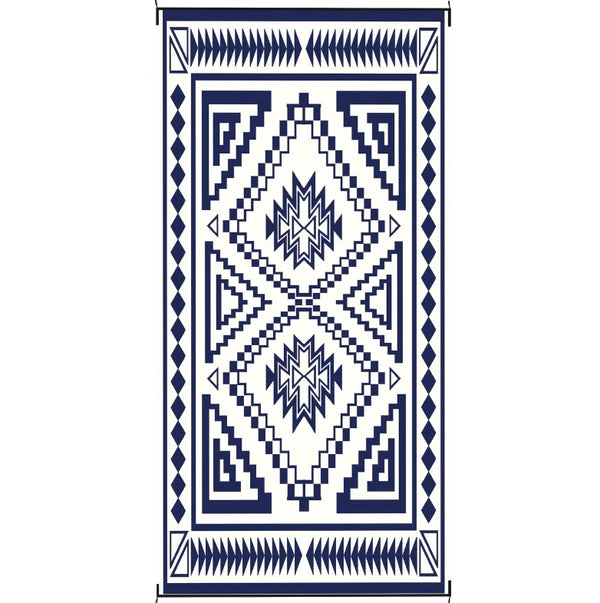 English Elm Patio Reversible Polypropylene Outdoor Rug Waterproof Uv Resistant with Carry Bag T3971P421033