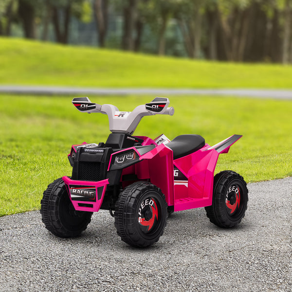 English Elm Aosom 6v Electric Toddler Atv Quad Ride on with Non-slip Grip and Durable Tires W2225P217194