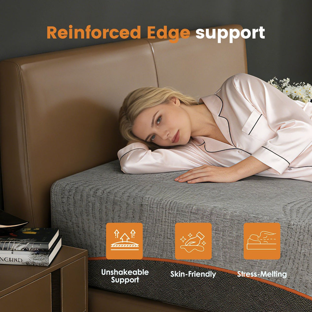 English Elm King Size 14 Inch Cooling Memory Foam Mattress Certified Safe Medium Feel Hotel Grade W2889P423147