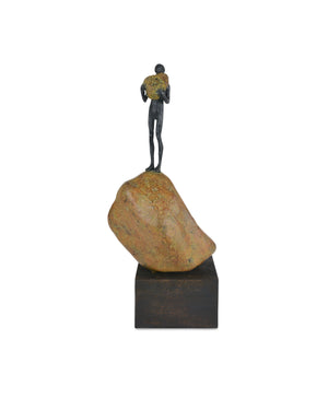 Man on Rock Bronze