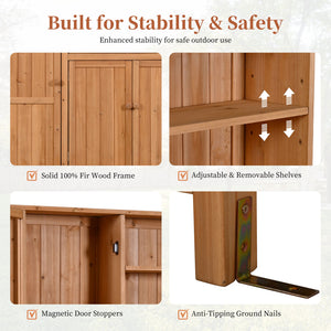 English Elm (with Hutch) Topamx Solid Fir Potting Bench Patio Workstation Spice Rack Drawer Natural N717P404330A