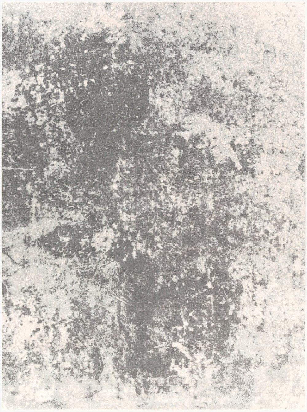 Livabliss Aberdine Collection Machine Woven Polypropylene Accent Rug for Modern Entryways Gray, Charcoal 7'10" x 10'6" ABE8013-76106