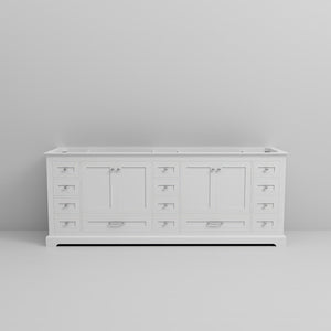 English Elm White Double Bath Vanity With Spacious Storage, Durable Design, Soft-Close Features & Elegance B2731P258289-GIGA