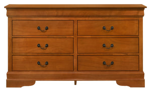 English Elm Louisphillipe G02160-D Oak Dresser - Timeless Elegance With Durable Design & Spacious Storage Solutions B078107850