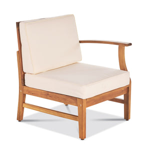 English Elm Perla Armless Accent Chair Tailored Low Profile Upholstered Seat for Living Room 58941.00L-M-RCRM-59098.00