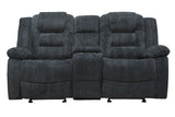 Parker House Bolton - Misty Storm Manual Glider Reclining Sofa And Loveseat Light Grey 100% Polyester (W) Mbol-32-miss