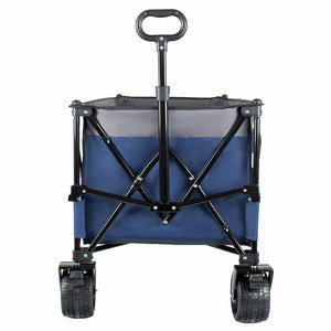English Elm 51-inch Heavy Duty Folding Utility Wagon with Steel Frame and 480lb Hauling Capacity W2932P417638