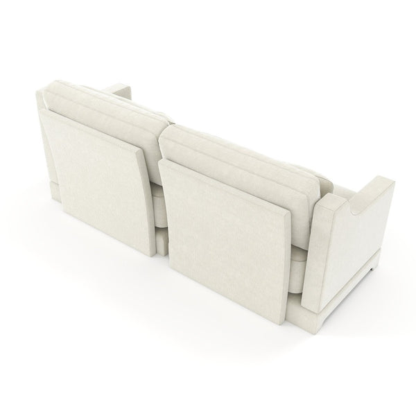 English Elm Two Stylish Chenille Fabric Sofa - Ergonomic Comfort With Lumbar Pillows, Elegant Design For Any Space W714S01193-GIGA