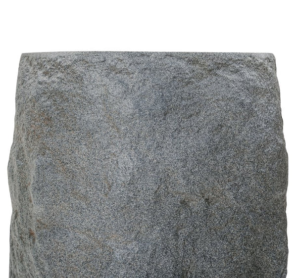 English Elm Polyresin Cast Stone Urn Planter Weathered Gray Finish Tall Outdoor Patio Garden N772P450043G