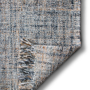 English Elm Radclife Beige Cream 6x9 Jute Wool Area Rug — Handwoven Durable Flatweave with Fringe, 0.4" thick B136P188392