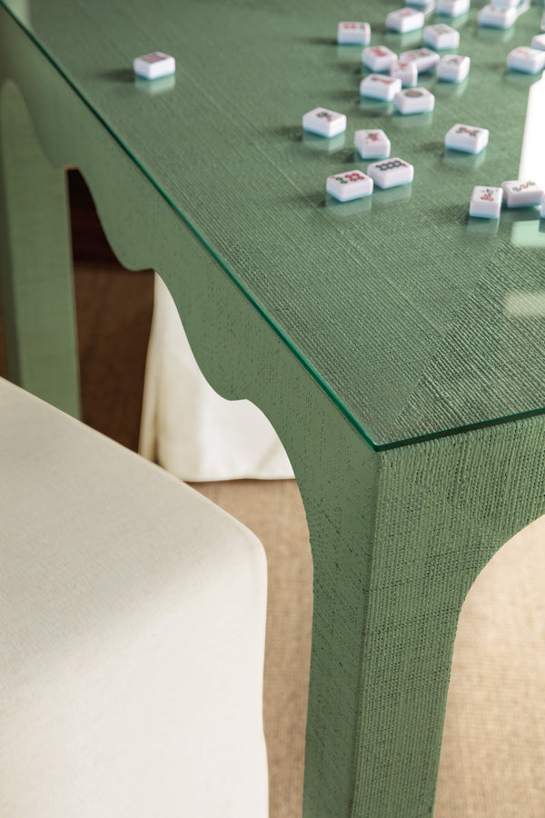 Hooker Furniture Commerce and Market Ren Upholstered Dining Chair Skirted Base Performance Fabric Seat 7228-75026-403