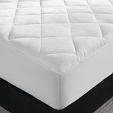 Sleep Philosophy 2-in-1 Casual Cool/Warm Reversible Waterproof and Stain Release Mattress Pad BASI16-0593 White