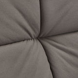 Homelegance By Top-Line Tawnie 83" Wide Microfiber Arm Sofa Grey Microfiber