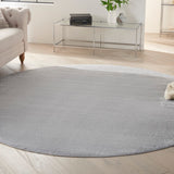 Nourison Essentials NRE01 Machine Made Power-loomed No Border Indoor/Outdoor Outdoor Modern Rug Silver Grey, Silver Grey 100% Polypropylene 99446825070