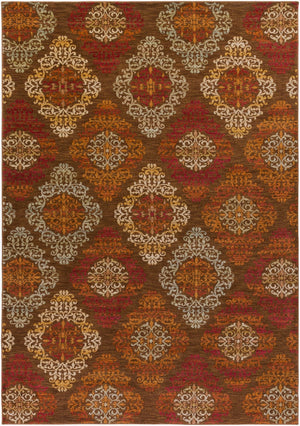 Livabliss Arabesque Polypropylene Area Rug Egyptian Woven Geometric Pattern for Large Living Rooms ABS3028-810129