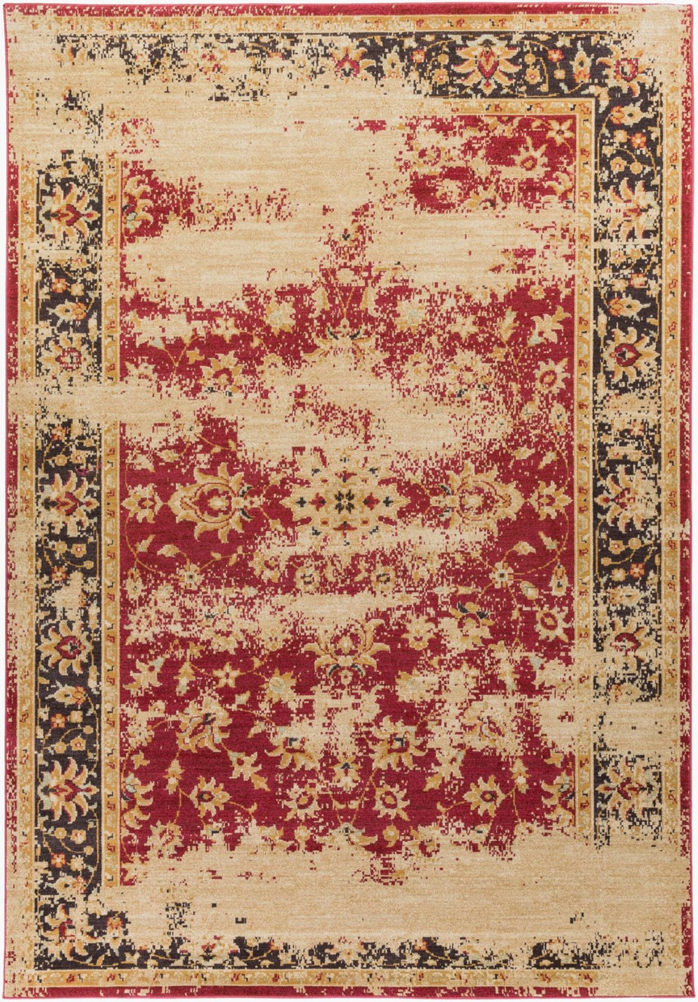 Livabliss Arabesque Geometric Polypropylene Accent Rug for Entryway Bedside or Home Office ABS3034-110211