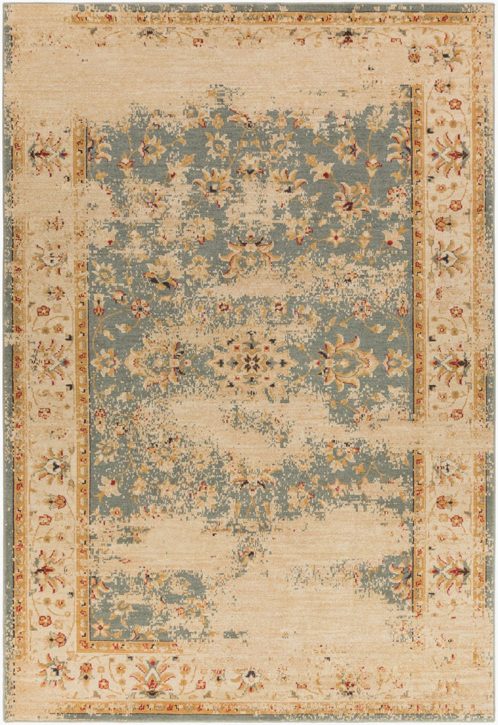 Livabliss Arabesque Traditional Polypropylene Area Rug with Ornate Motifs for Living Dining Rooms ABS3035-810129